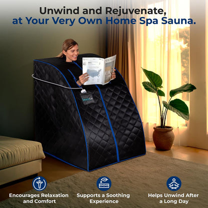 PORTABLE INFRARED SAUNA - AZSLISAU10BK