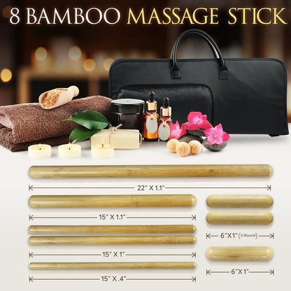 Thermal Therapy Bamboo Stick Massage Kit - PSLMSGBMB22