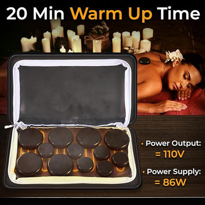 Multifunction Heating Stone Massager wit - PSLMSGST322.5