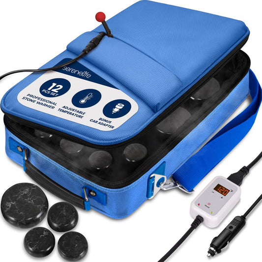 Portable Hot Stone Massage System - PSLMSGST40BL