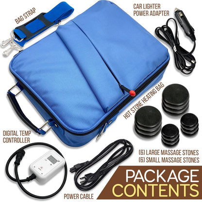 Portable Hot Stone Massage System - PSLMSGST40BL