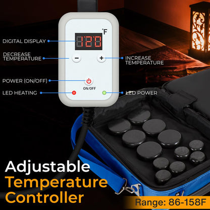 Portable Hot Stone Massage System - PSLMSGST40BL
