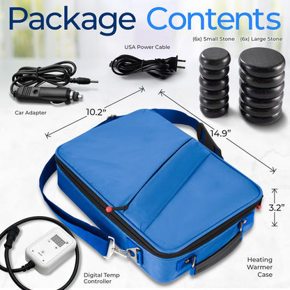 Portable Hot Stone Massage System - PSLMSGST40BL