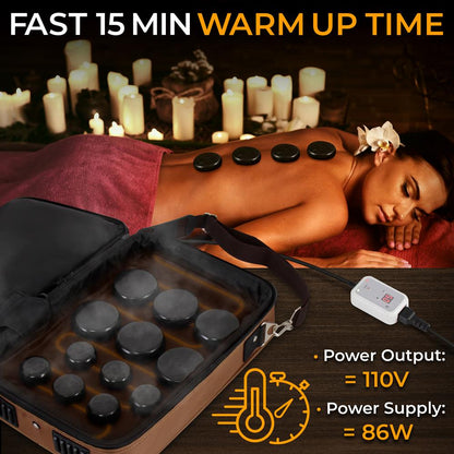 Portable Hot Stone Massage System - PSLMSGST40
