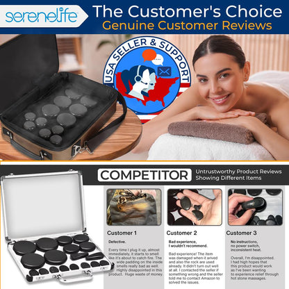 Portable Hot Stone Massage System - PSLMSGST40
