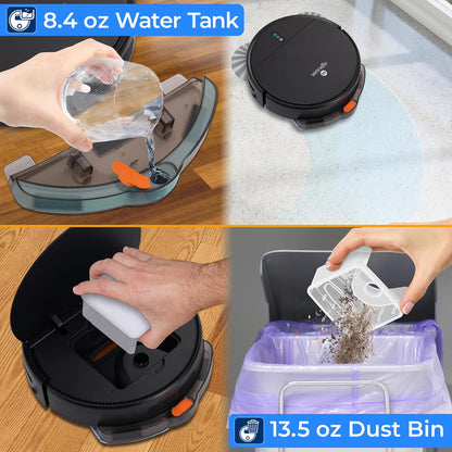 Smart Robot Vacuum Cleaner - PUCRCVAC100BK