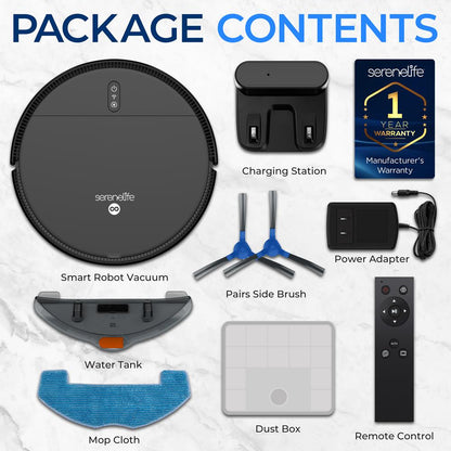 Smart Robot Vacuum Cleaner - PUCRCVAC100BK