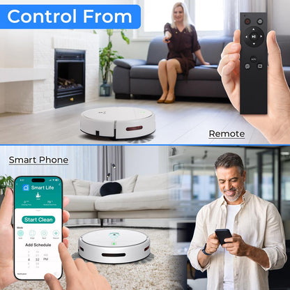 Smart Robot Vacuum Cleaner - PUCRCVAC100WT