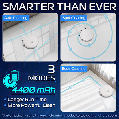 Smart Robot Vacuum Cleaner - PUCRCVAC100WT