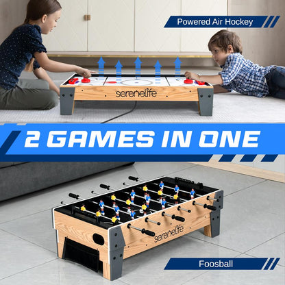38” Table Top Air Hockey and 40” Foosbal - SKARFSDT99