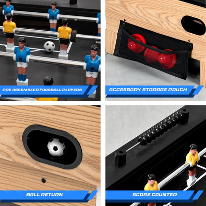 38” Table Top Air Hockey and 40” Foosbal - SKARFSDT99