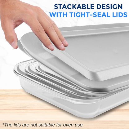 High Borosilicate Glass Bakeware Set - SL4PBK22