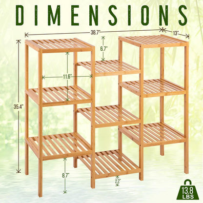 9 Tier Adjustable Storage Shelf - SLADJSHV99