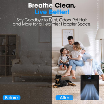 Powerful Smart Air Purifier - SLARP1076BK