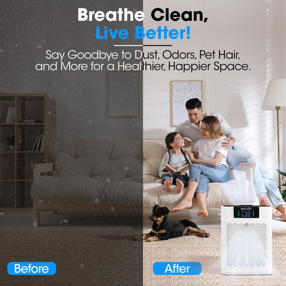 Powerful Smart Air Purifier - SLARP1076WT