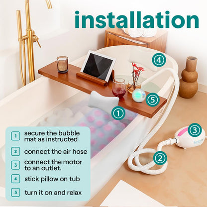Bubble Bath Mat Body Spa Massage - SLBBMP200