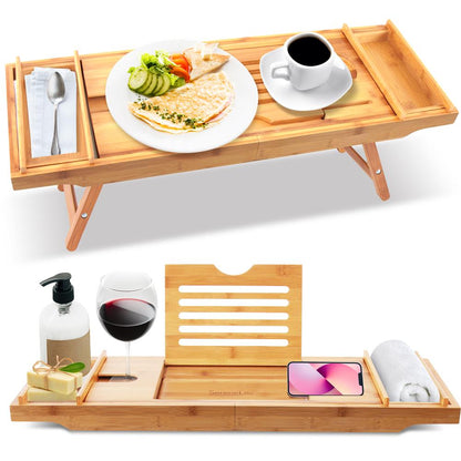 Bamboo Bathtub Caddy - SLBCAD50.5