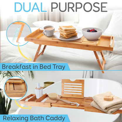 Bamboo Bathtub Caddy - SLBCAD50.5