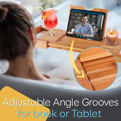 Bamboo Bathtub Caddy - SLBCAD50.5