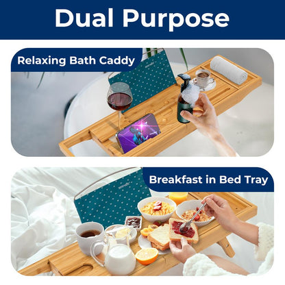 Bamboo Bathtub Caddy - SLBCAD710FL