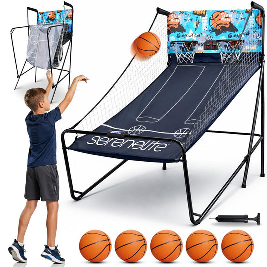 Dual-Shot Basketball System - SLBSKBG90