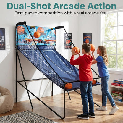 Dual-Shot Basketball System - SLBSKBG90