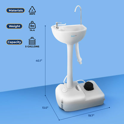 Outdoor Portable Water Faucet Station - SLCASN18