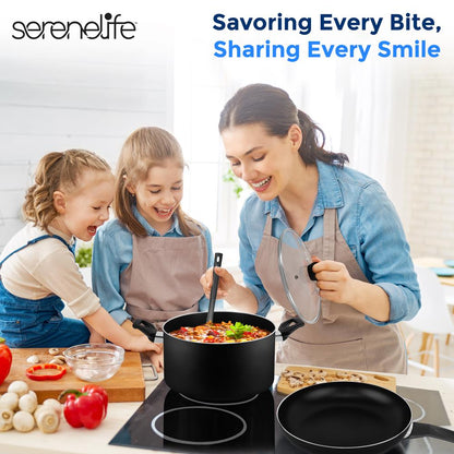 Home Kitchen Cookware Set - SLCW15BLK