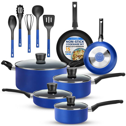 Home Kitchen Cookware Set - SLCW15BLU