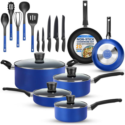 Home Kitchen Cookware Set - SLCW20BLU