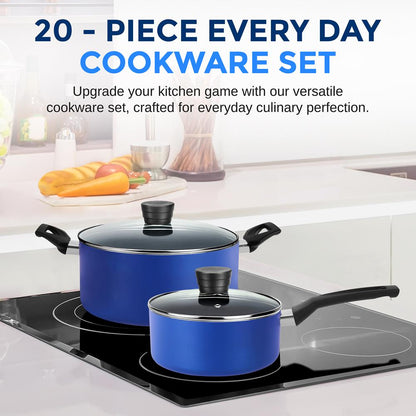 Home Kitchen Cookware Set - SLCW20BLU