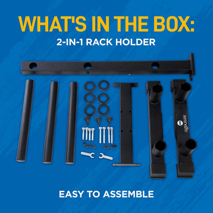Weight Plate Rack with Barbell Holders - SLDBHOLD