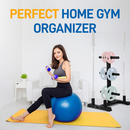 Weight Plate Rack with Barbell Holders - SLDBHOLD