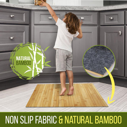 Bamboo Bathroom Floor Mat - SLFBMT20