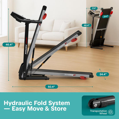 Foldable Motorized Treadmill - SLFTRD26BT