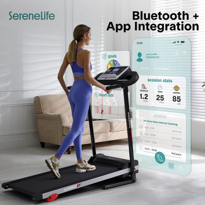 Foldable Motorized Treadmill - SLFTRD26BT