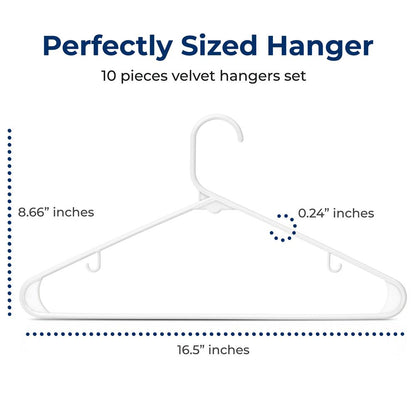 Non-Slip Plastic Hangers - SLHPL10