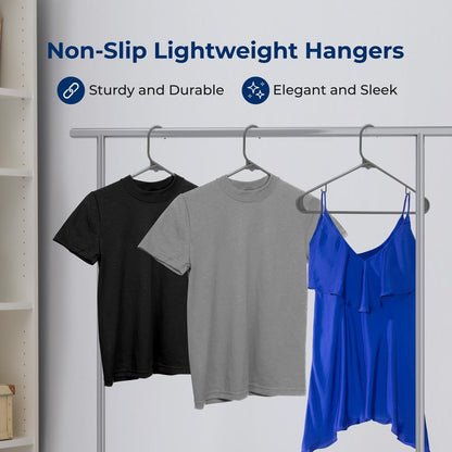 Non-Slip Plastic Hangers - SLHPLGRA200