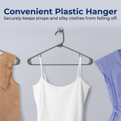 Non-Slip Plastic Hangers - SLHPLGRA200