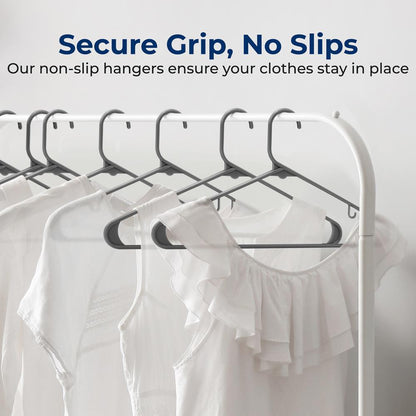 Non-Slip Plastic Hangers - SLHPLGRA50