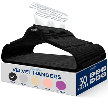 Non-Slip Velvet Hangers - SLHVEL30