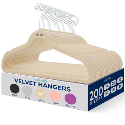 Non-Slip Velvet Hangers - SLHVELIVOR200