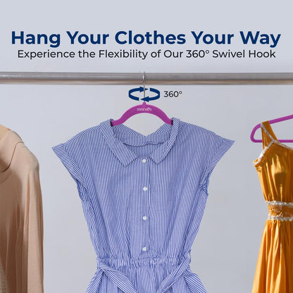 Non-Slip Velvet Hangers - SLHVELPURP100