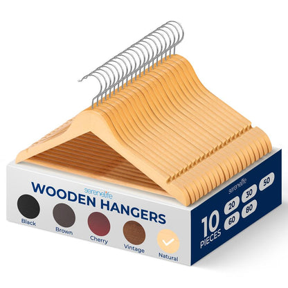 Non-Slip Wooden Hangers - SLHWD10