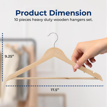 Wooden Clothes Hangers - SLHWD30