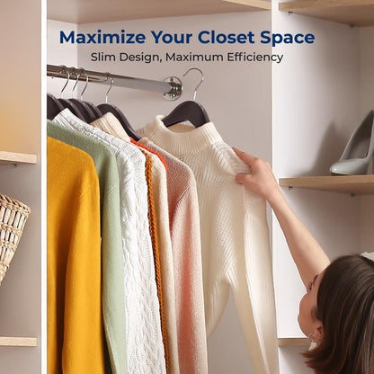 Non-Slip Wooden Hangers - SLHWDBRWN20