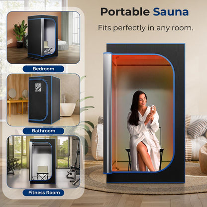 Detox Therapeutic Home Sauna - SLISAU30BK