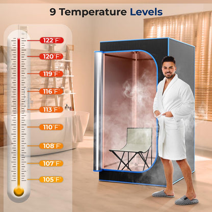 Portable Steam Home Sauna - SLISAU35BK