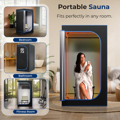 Portable Steam Home Sauna - SLISAU35BK