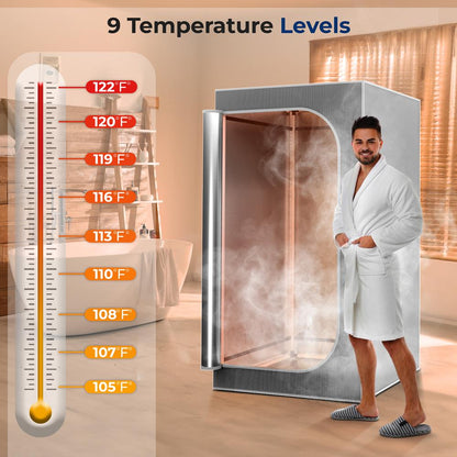 Portable Steam Home Sauna - SLISAU35GRY